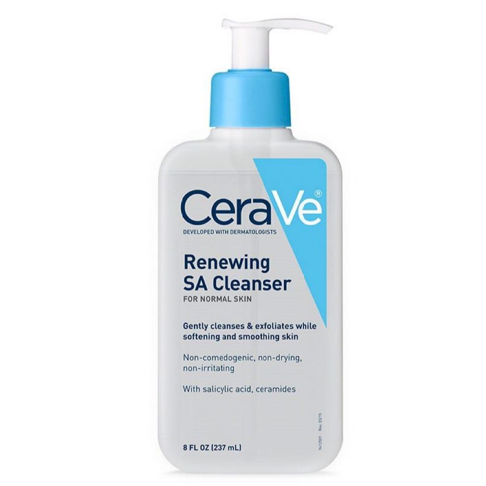 CeraVe SA Renewing Cleanser – Exfoliating Face Wash (237ml)