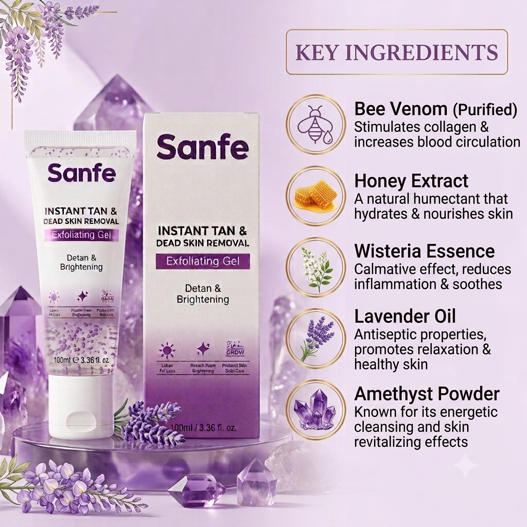 Sanfe Instant Tan Removal Exfoliating Gel
