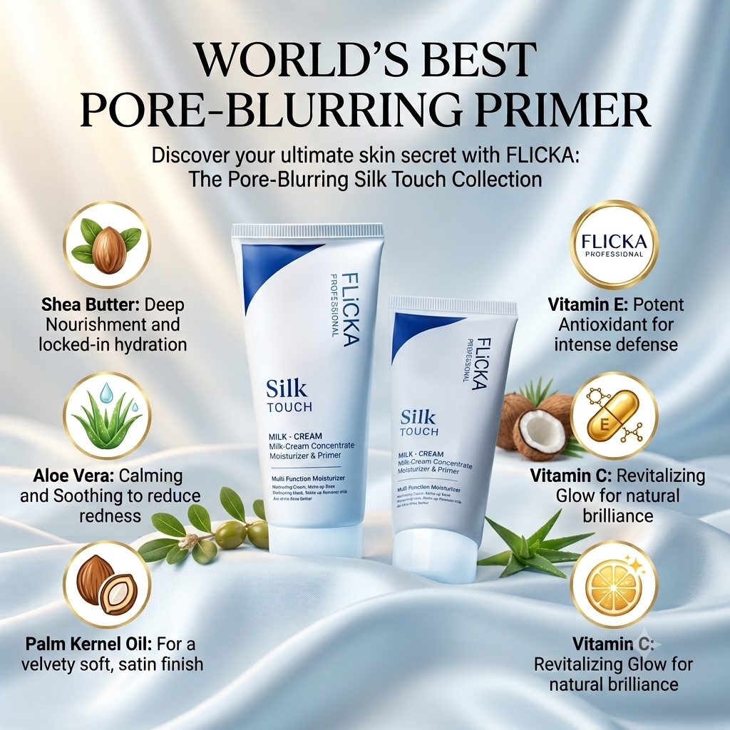 FLiCKA Silk Touch 3-in-1 Moisturizer & Primer