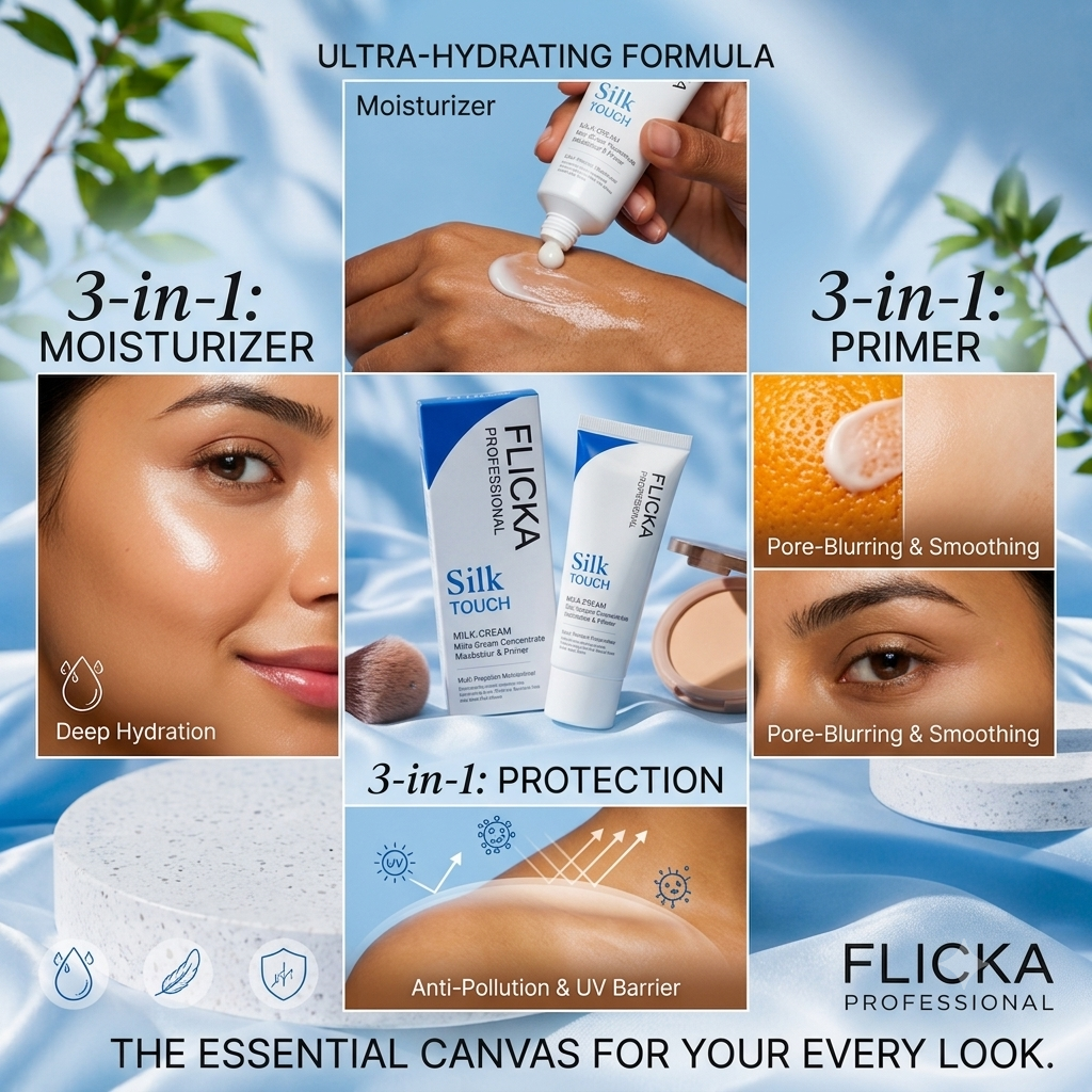 FLiCKA Silk Touch 3-in-1 Moisturizer & Primer