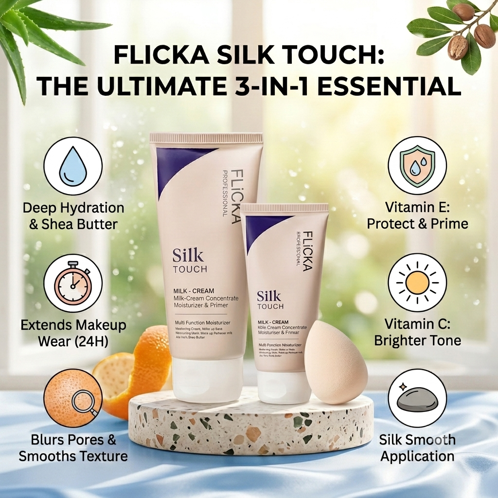 FLiCKA Silk Touch 3-in-1 Moisturizer & Primer